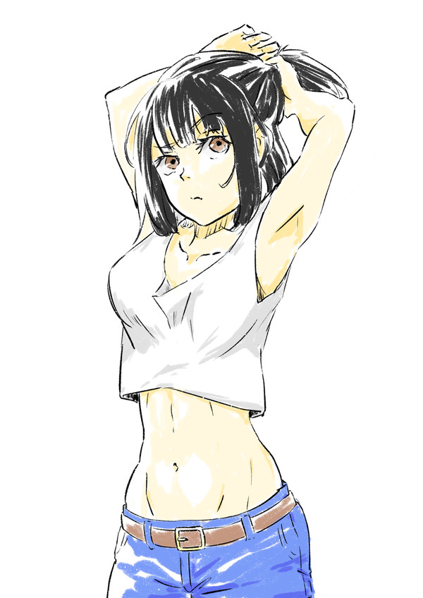 おなか描きたかった