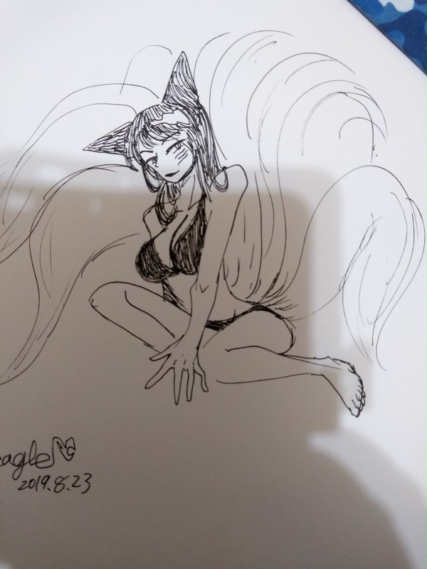 [手繪]阿璃的泳裝塗鴉~
