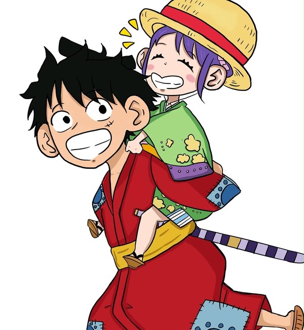 luffy and otama!