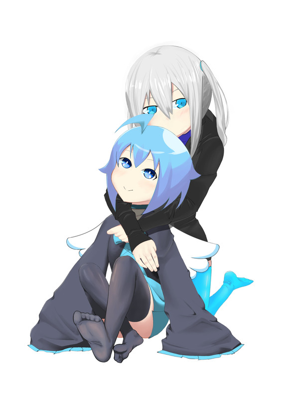 Ahoge-tan and Snow