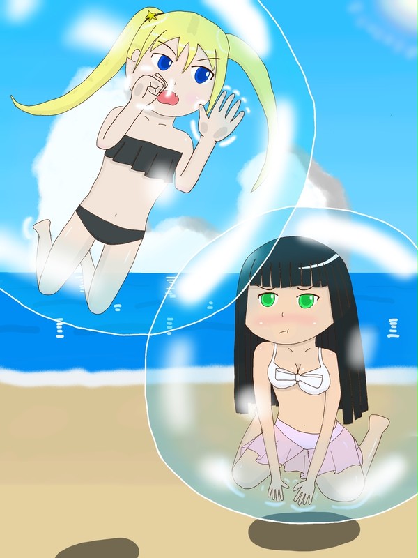 海では泡にご用心!?