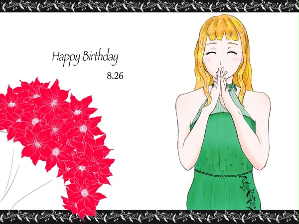 ミモザ･ヴァーミリオン誕生日おめでとう！！
