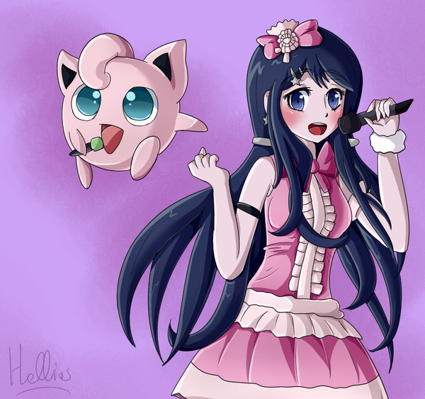 Sayaka and Jigglypuff