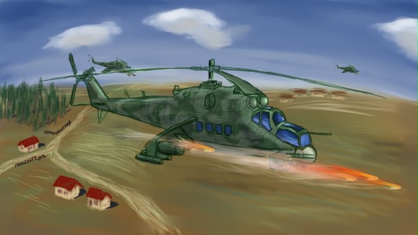 米24Mi-24P雌鹿