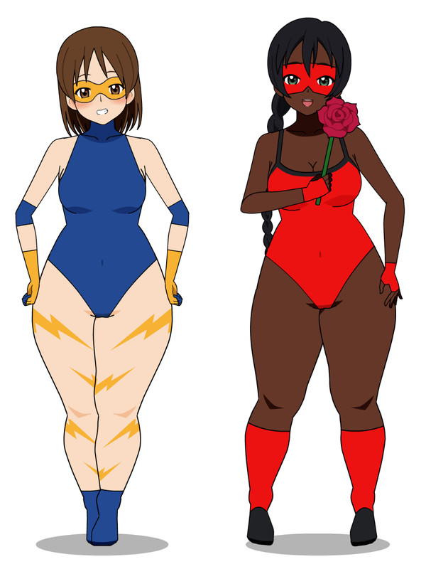 Thunder Thighs and Ebony Rose