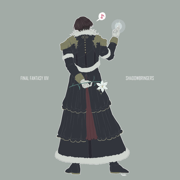 FF14/エメトセルク　落書き