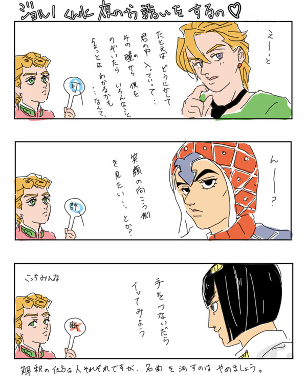 ジョジョ誤腐・再