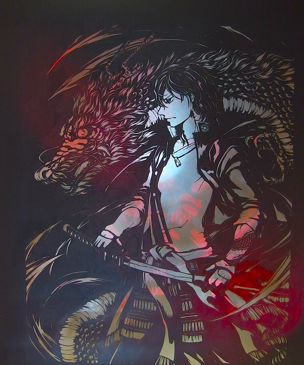 【切り絵】大倶利伽羅【刀剣乱舞】
