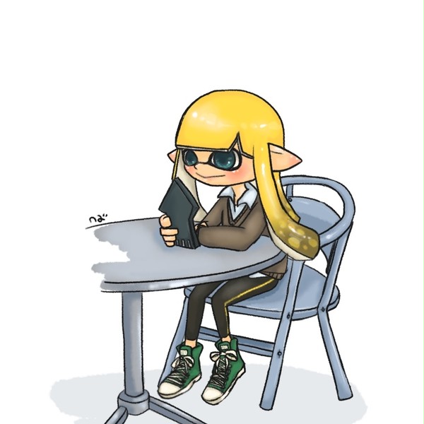 広場のあの子/模写