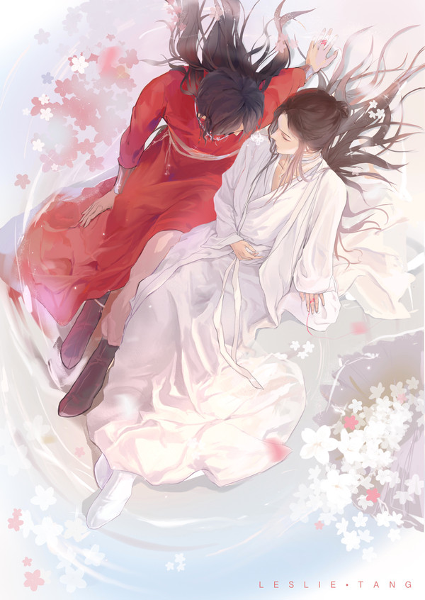 抚花人