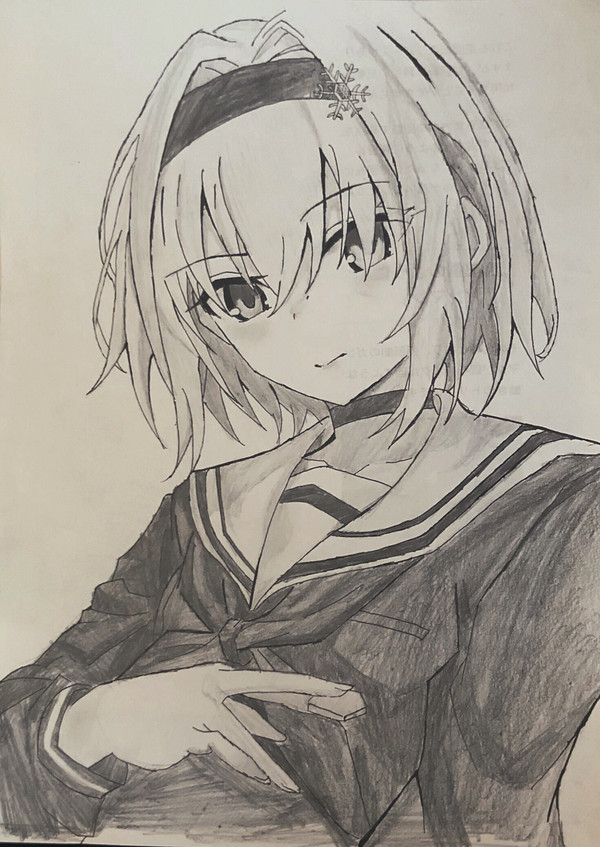 姉弟子 模写