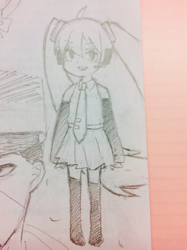 落書きの初音ミク