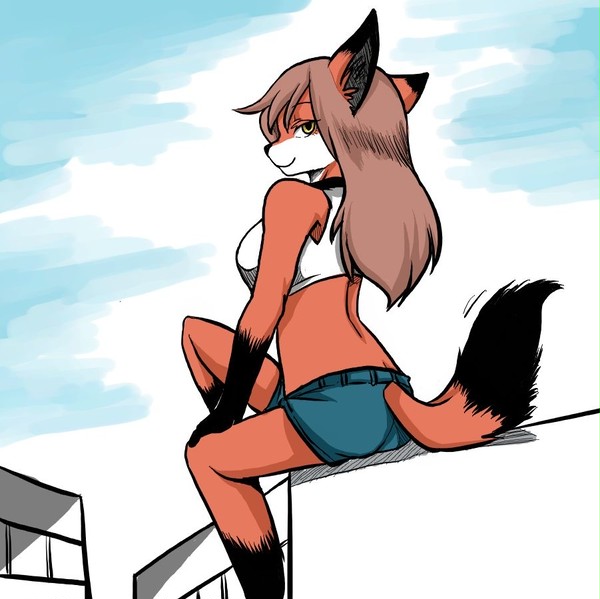 경치 감상하는 여우수인 :3