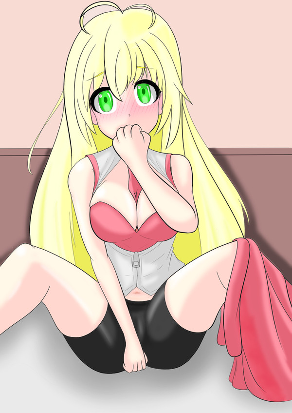 スパッツだから恥ずかしくないマキちゃん