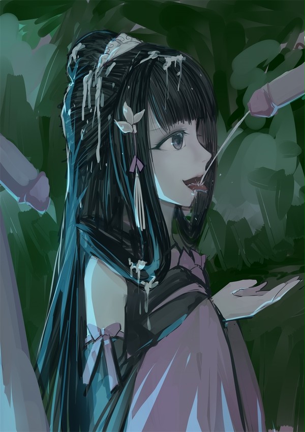 深夜浇花