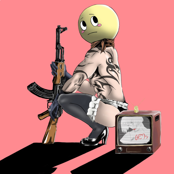 荒野行動のアイコン用に描いた
