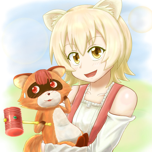 リファナちゃんとピコハンラクーン