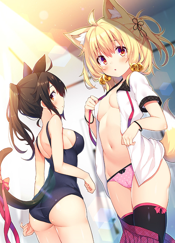 「着替え中だよ~?」