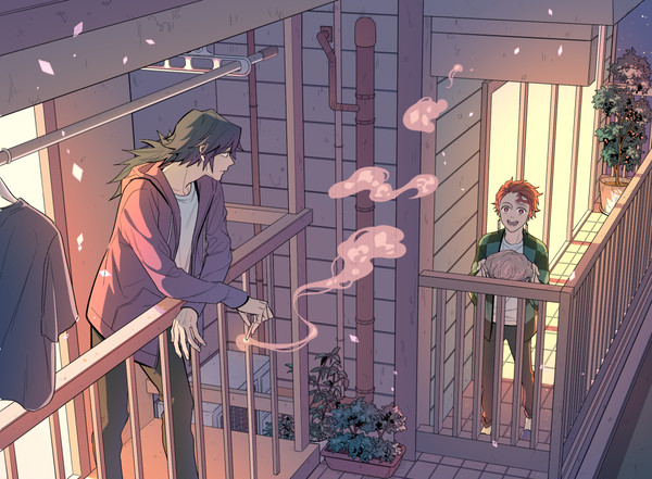 On the Balcony