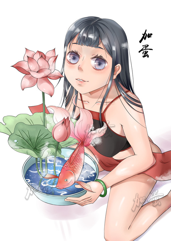 一大盆莲花