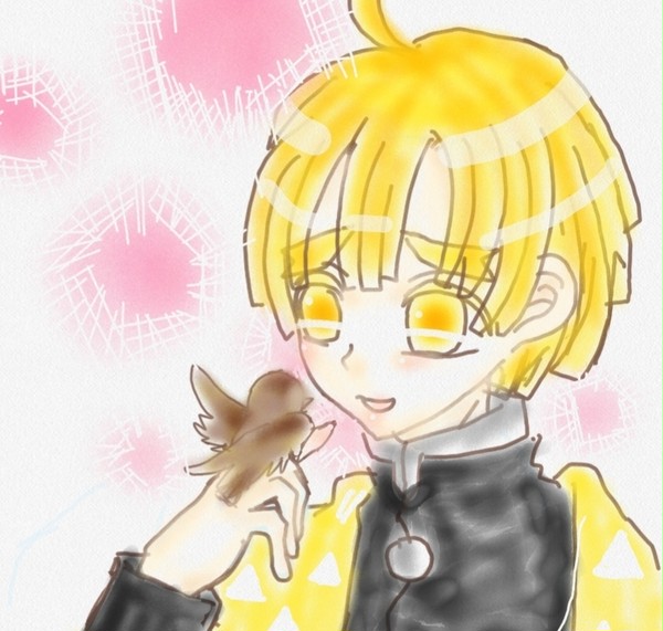 初描き善逸くん。