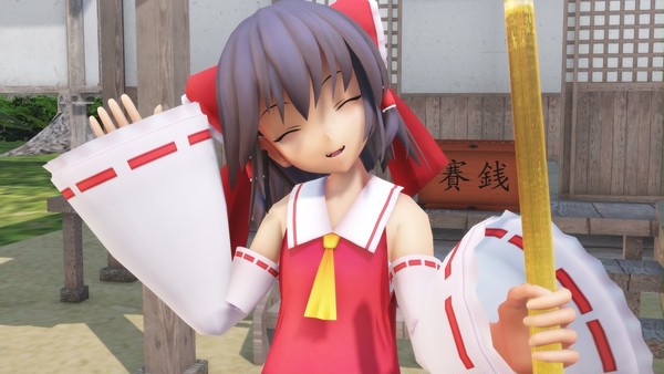 会いに行くと手を振ってくれる巫女