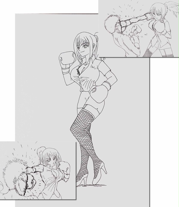 女教師にボコられる！