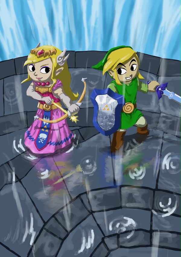 リンクとゼルダ姫