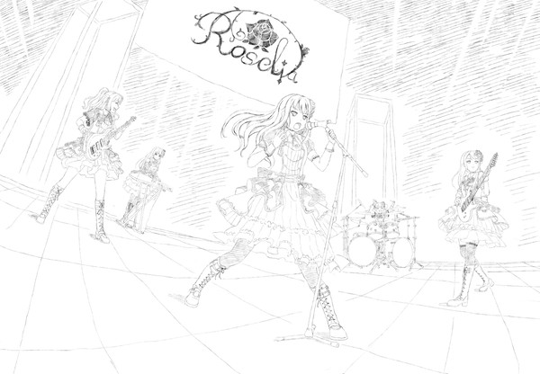 Roselia with 7th live Costume.