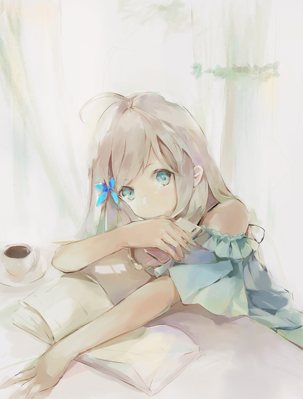 静か