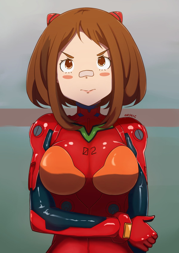 Ocacho in Asuka's Plugsuit