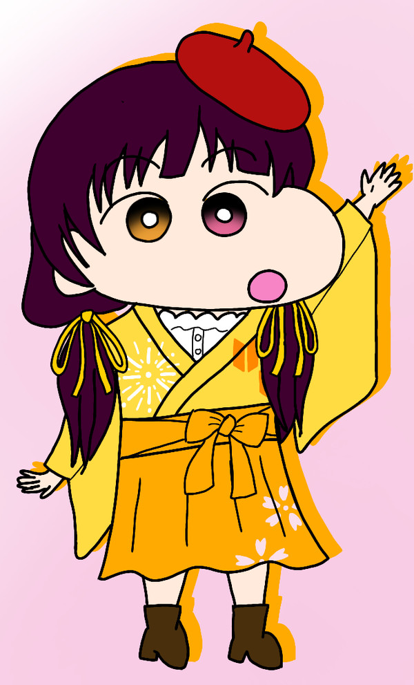 しんちゃん風 音彩ちゃん