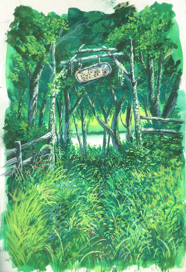 マーニーの背景模写