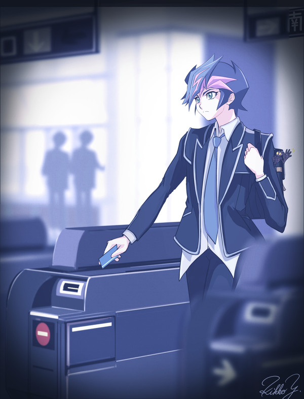 通学途中/ON THE WAY TO THE SCHOOL.