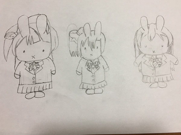μ's2年×ミッフィー