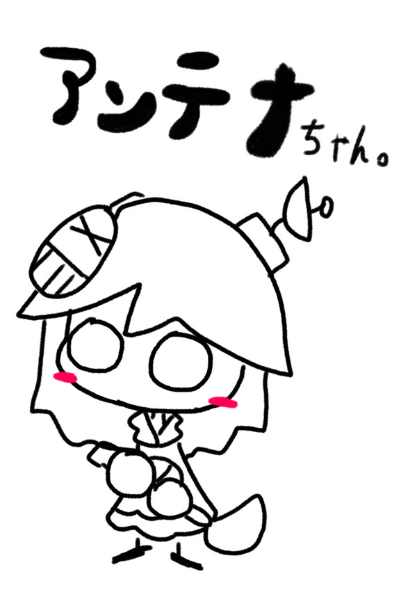 創作キャラまとめ(アンテナちゃん、トモカちゃん)