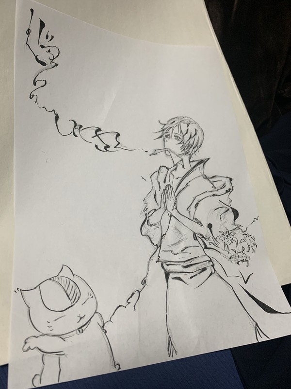 夏目友人帳 模写