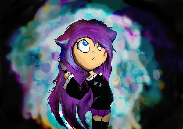 A little girl