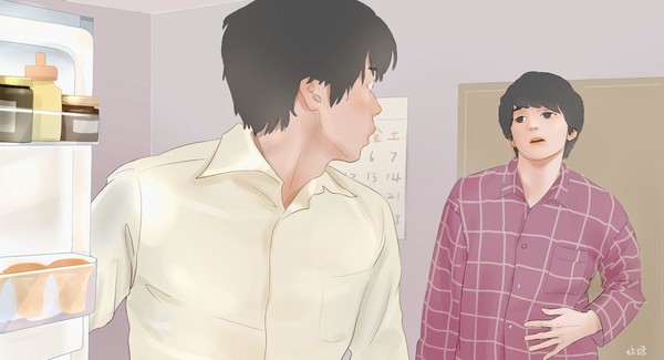 「俺も腹減ったんで　一緒に食べようかな」