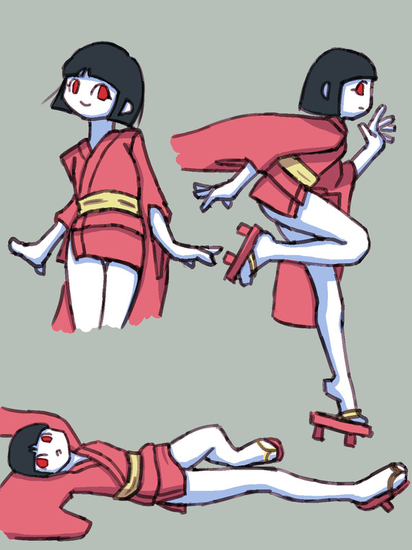 花子さん雑落書き