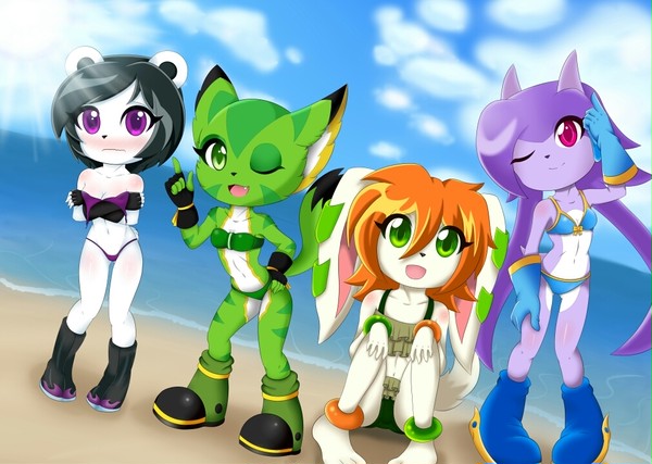 Freedom Planet beach day