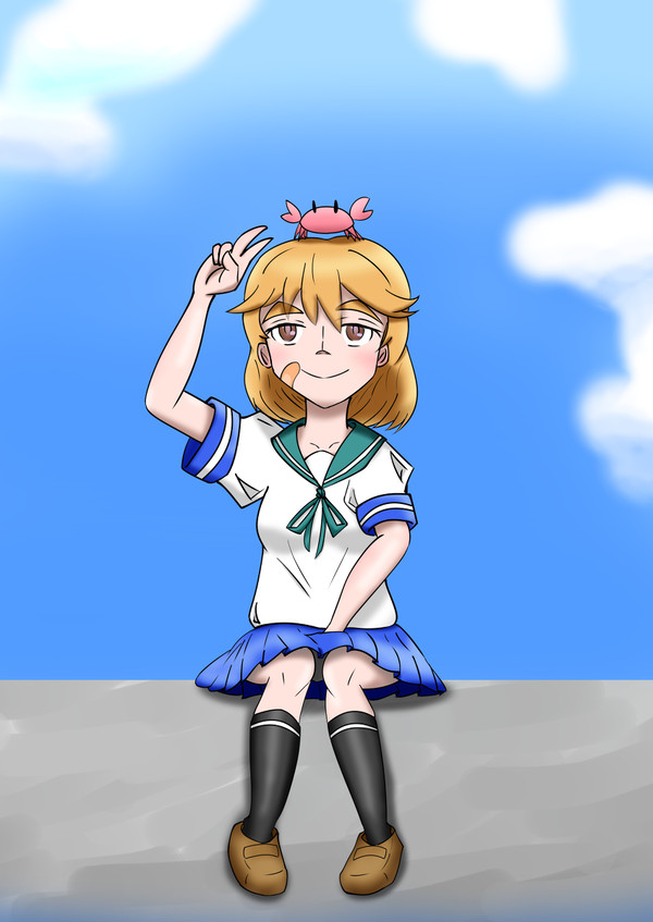 「本日は晴天なり」ですね、たぶん。