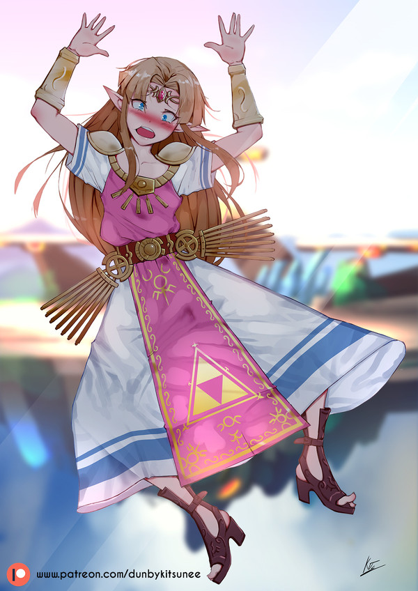 Zelda flattened on screen