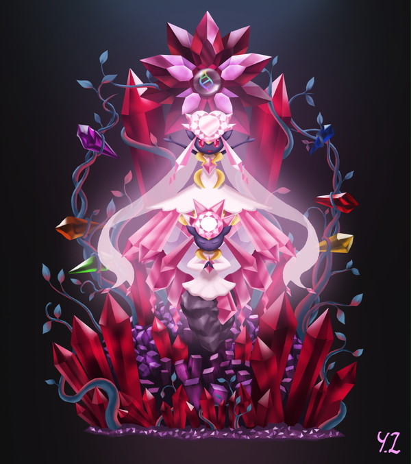 Pokemon----Fan art （宝石の王座）