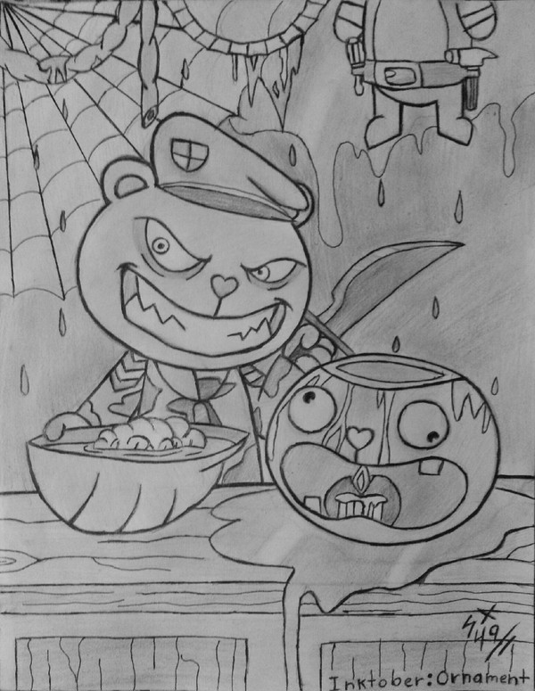 Inktober 2019 Day 17 : Ornament