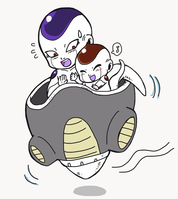 フリーザ様親子+クウラ様のイラスト5枚