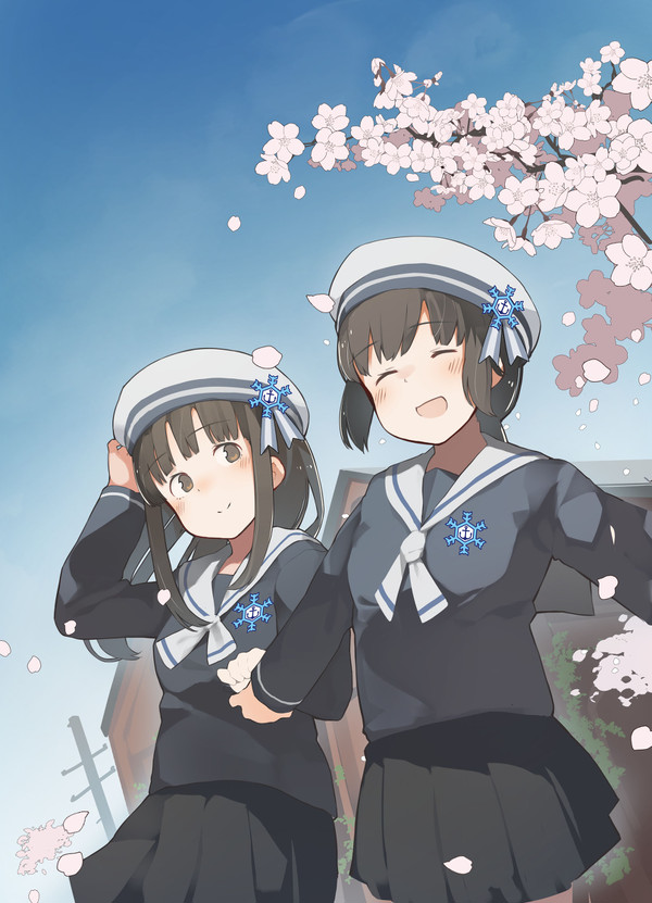 吹雪のあとの桜・表紙（byフーフーさま）