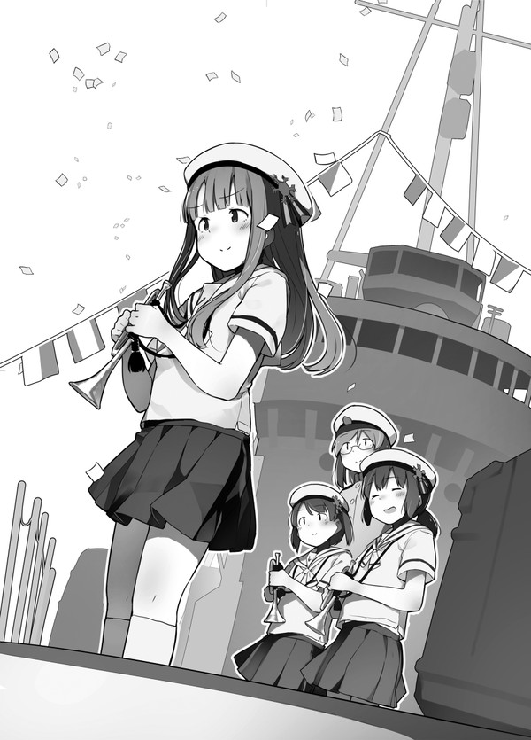 吹雪のあとの桜・挿絵（byフーフーさま）
