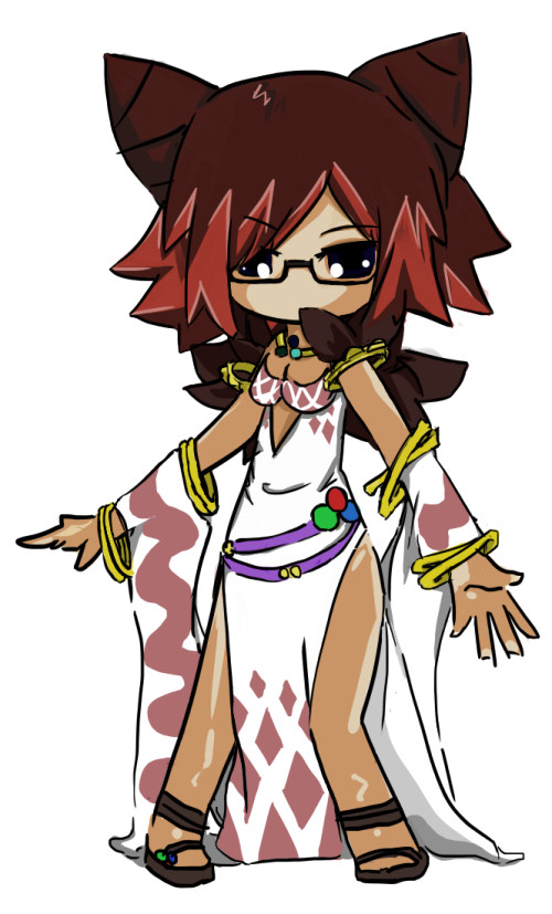 自キャラの教授
