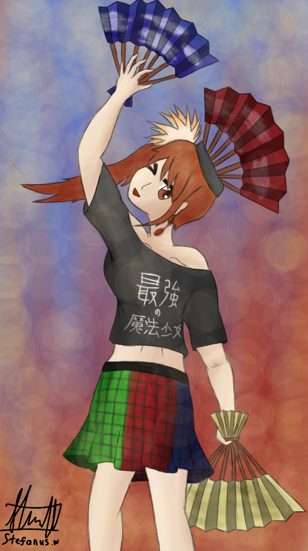 Yui Tsuruno cosplaying as Heca-T